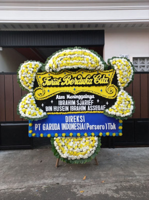 Papan Bunga Duka di Marunggi